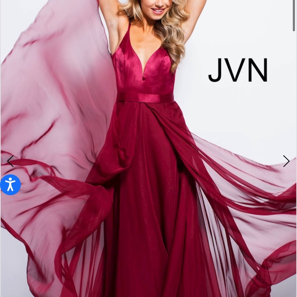 Jovani Aline red maxi dress